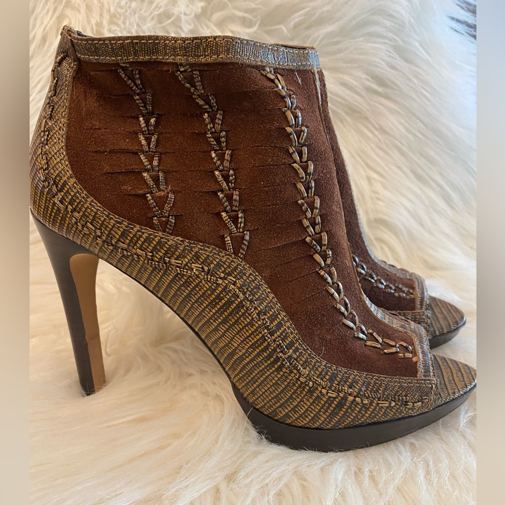 Cute open toe bootie